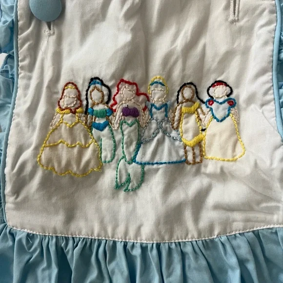 Charming Blue embroidered princess Dress - Picture 4 of 4